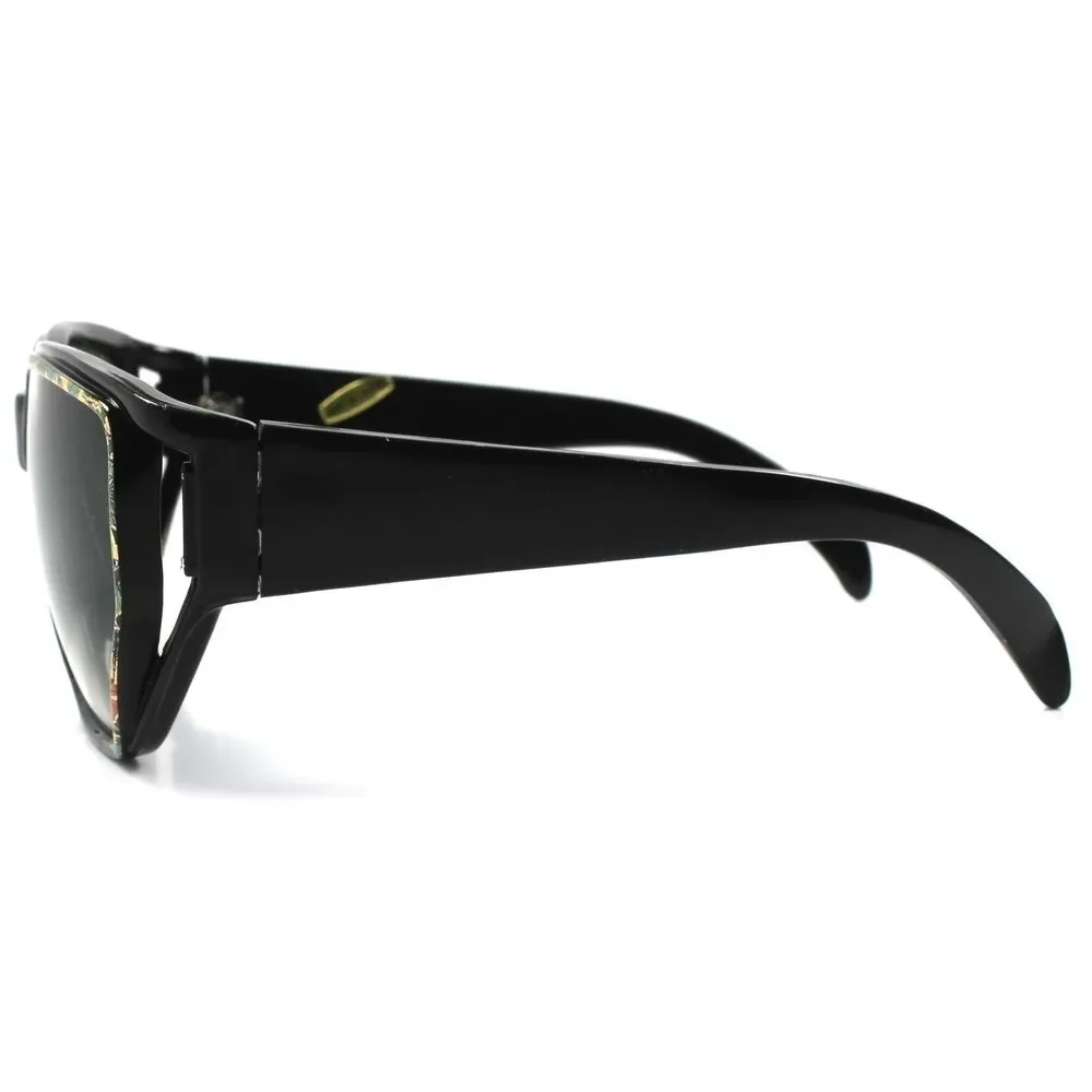 Classic True Vintage 70s 80s Costume Hip Hop Swag OG Square Funky Sun Glasses